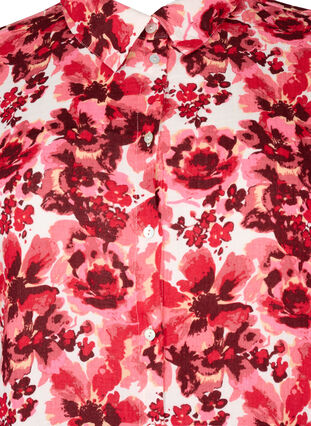 Pitkä paita, jossa on all-over-kuviointi, Pink AOP Flower, Packshot image number 2