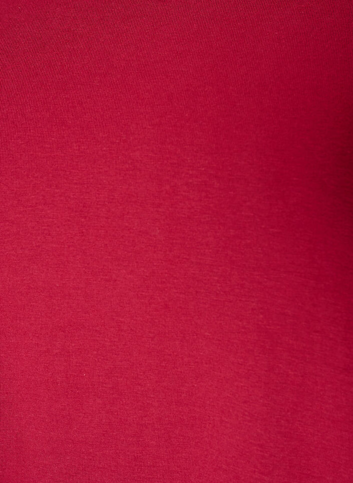 Yksiv&auml;rinen perus t-paita puuvillasta, Punainen, Packshot image number 2