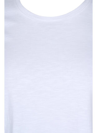 2 lyhythihaista t-paitaa puuvillasta , Bright White/Blush, Packshot image number 2