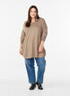 Neulepusero sivunapeilla, Beige, Model image number 1