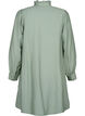 Viskoosipaitamekko röyhelöillä, Vihreä, Packshot image number 1