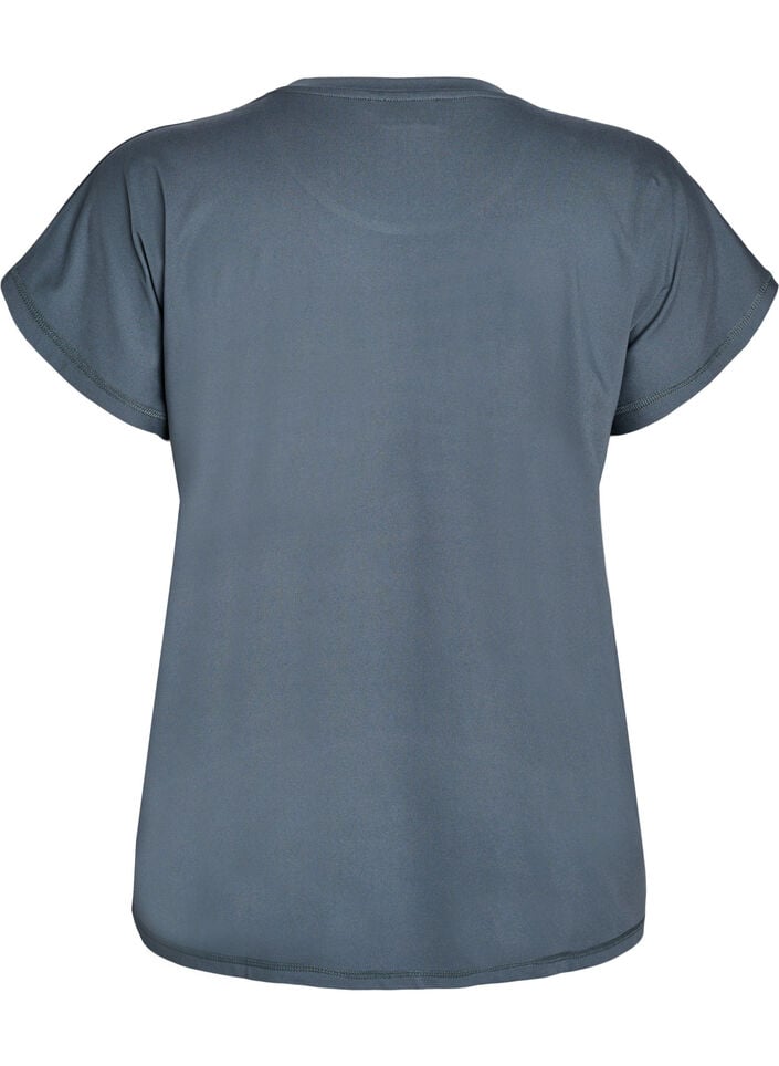 Yksiv&auml;rinen treeni-T-paita, Vihre&auml;, Packshot image number 1