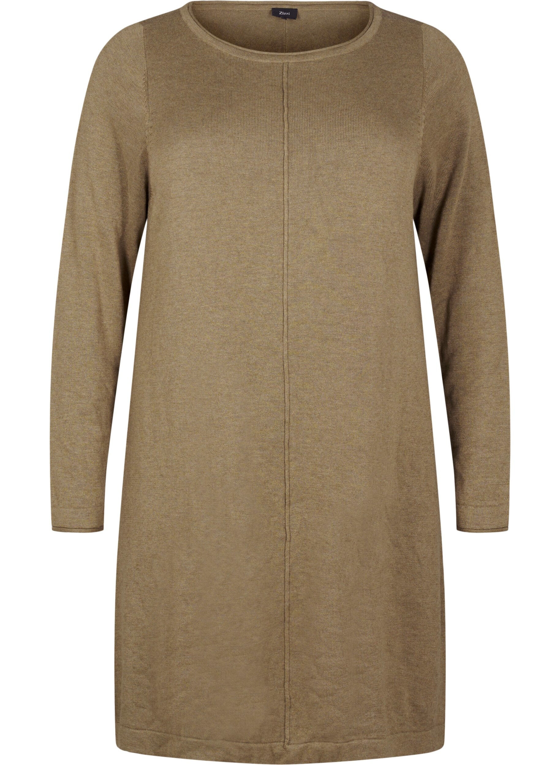 Zizzi Neulemekko puuvillaviskoosisekoitteesta, Vihre&auml;, Packshot image number 0