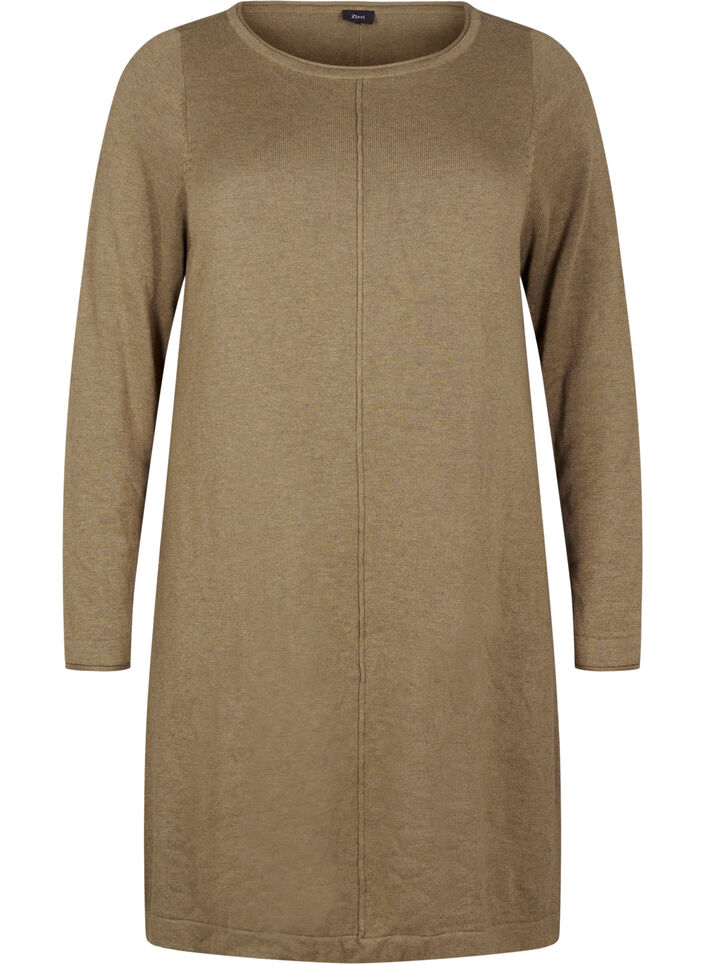 Neulemekko puuvillaviskoosisekoitteesta, Vihreä, Packshot image number 0