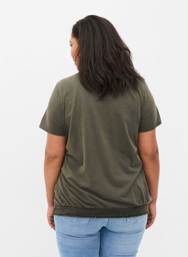 T-paita ekologista puuvillaa smokkirypytyksellä, Ivy Acid Eagle AS S, Model image number 1