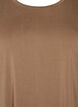 T-paita Tencel ™-modaalista. Paidassa on pyöreä kaula-aukko., Ruskea, Packshot image number 2