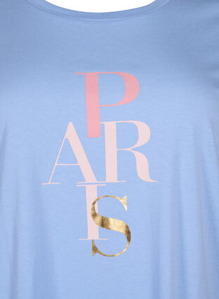 Puuvillainen T-paita tekstipainatuksella, Serenity w. Paris, Packshot image number 2