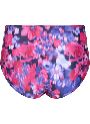 Bikinialaosa kuviolla ja korkealla vyötäröllä, Pink Flower AOP, Packshot image number 1