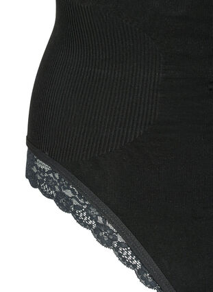 Shapewear-body nauhoilla, Black, Packshot image number 3