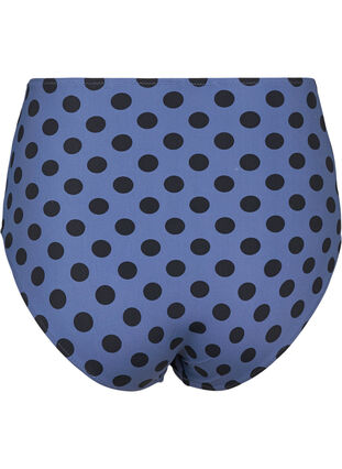 Korkeavyötäröinen bikinialaosa kuosilla, Blue Indigo Dot, Packshot image number 1
