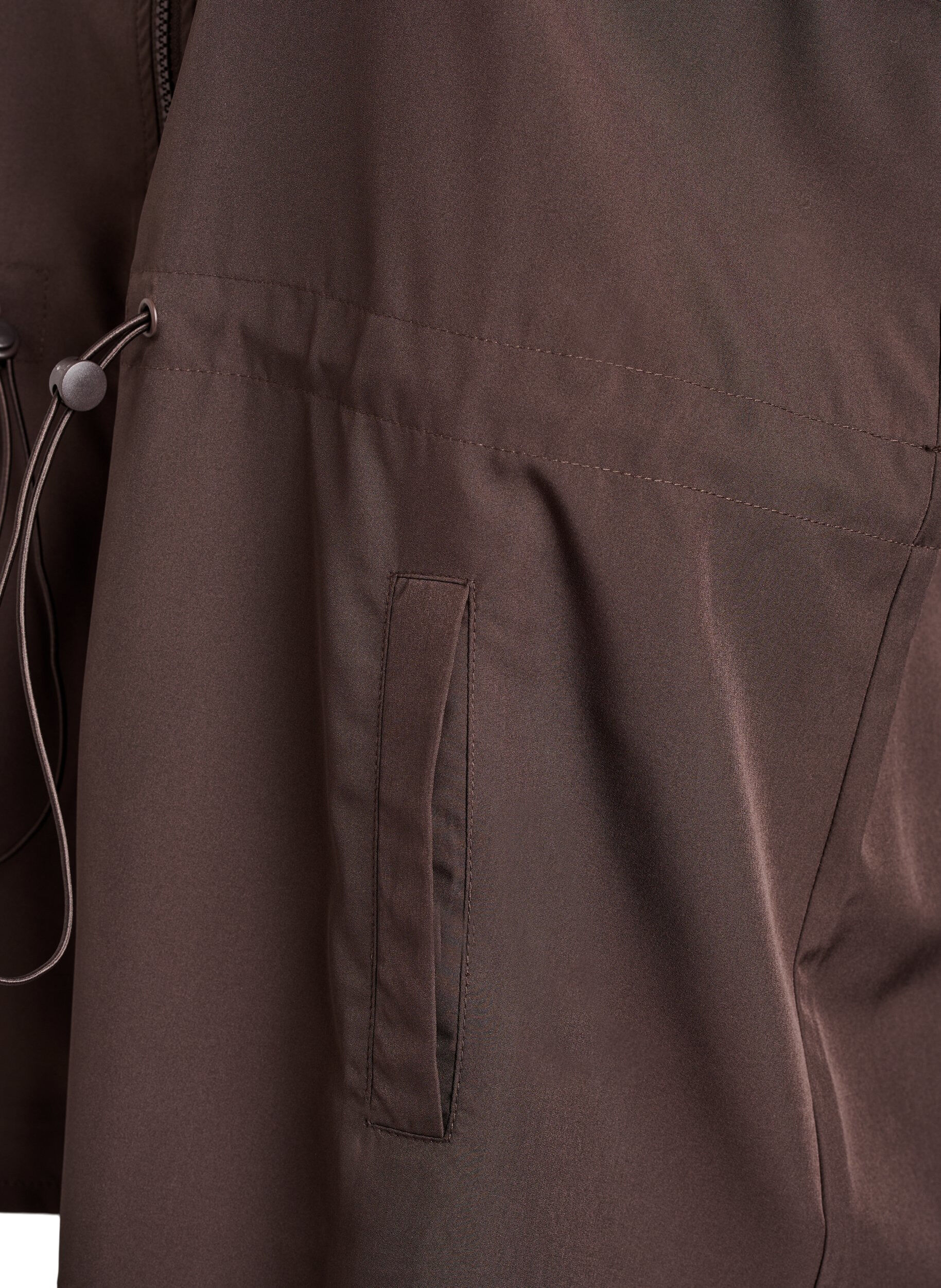 Zizzi Hihaton liivi joustavalla vy&ouml;t&auml;r&ouml;ll&auml;, Ruskea, Packshot image number 3