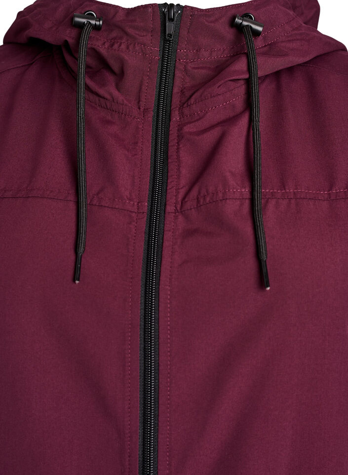 FLASH - Kevyt hupullinen parka, Punainen, Packshot image number 2