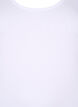 Yksiv&auml;rinen perustoppi puuvillasta, Valkoinen, Packshot image number 2