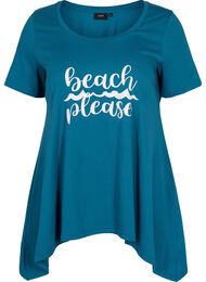 Lyhythihainen puuvillainen t-paita a-mallissa , Dragonfly BEACH