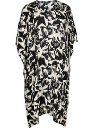 Kaftaani rantamekko napeilla, Beige