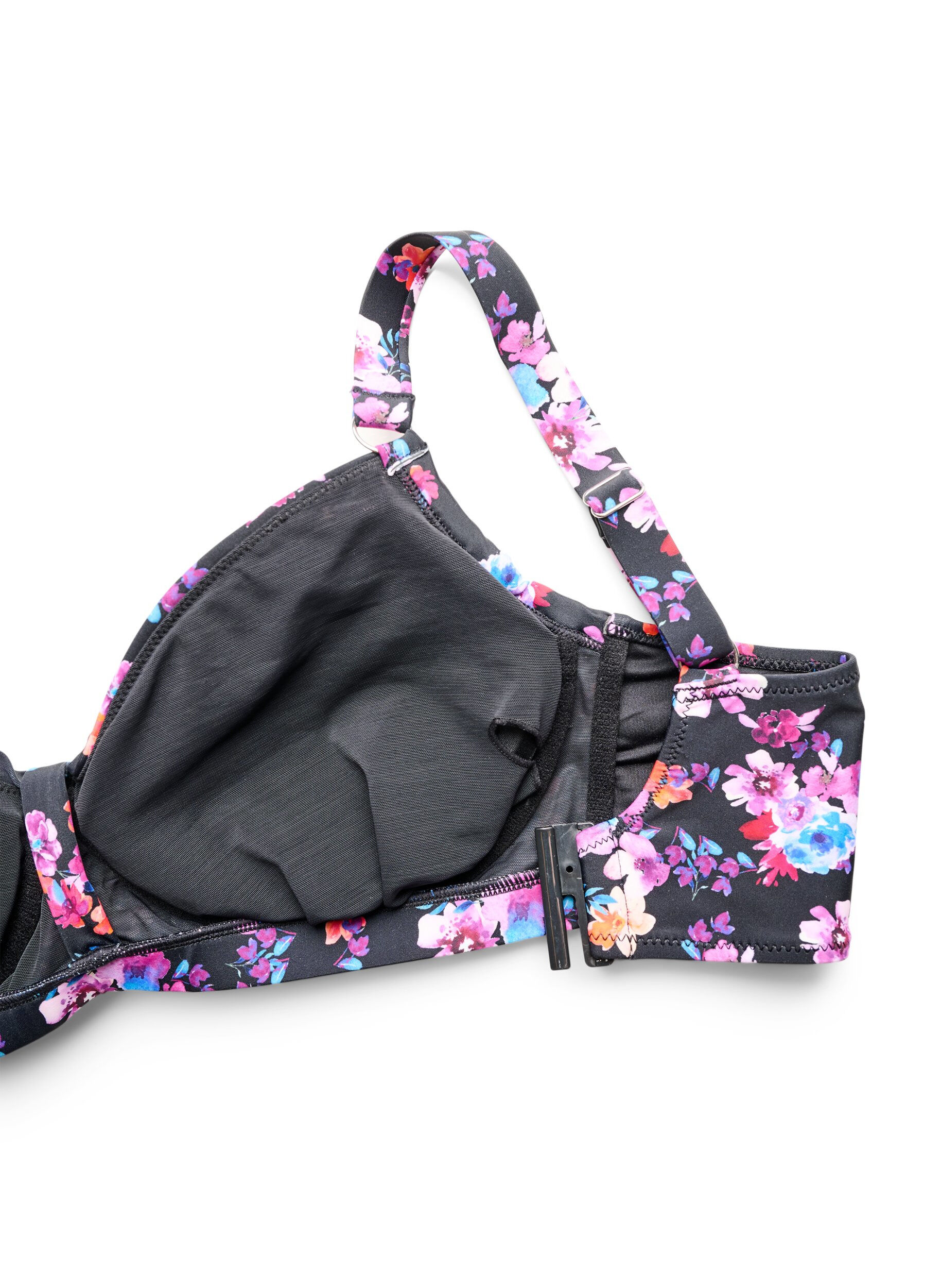 ZizziKaarituelliset bikiniyl&auml;osa kuosilla, Violetti, Packshot image number 3