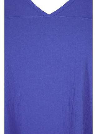 Lyhythihainen puuvillamekko , Dazzling Blue, Packshot image number 2