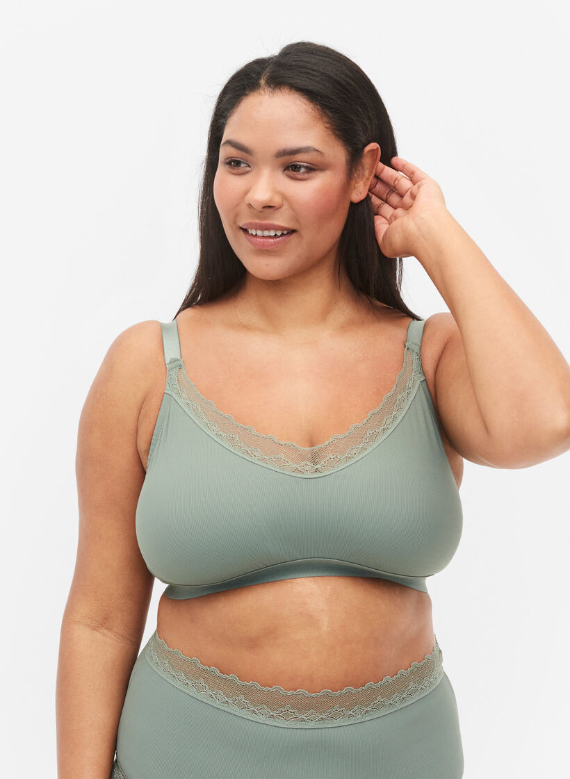 Ribatut rintaliivit pitsillä, Laurel Wreath Ass, Model image number 0