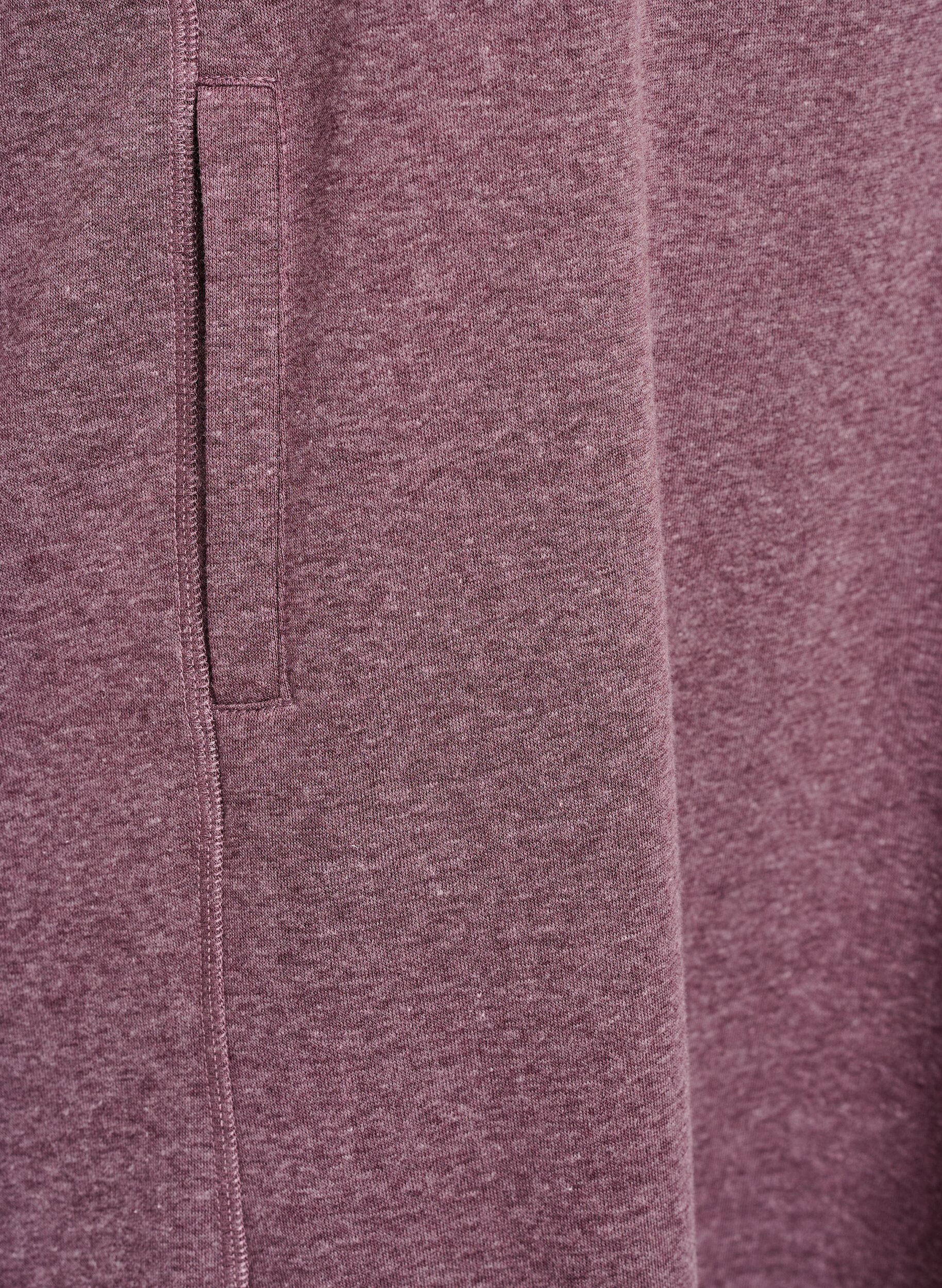 ZizziLyhyt swetarimekko korkealla kauluksella ja taskuilla, Punainen, Packshot image number 3