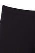 3/4-pituiset viskoosileggingsit, Musta, Packshot image number 2