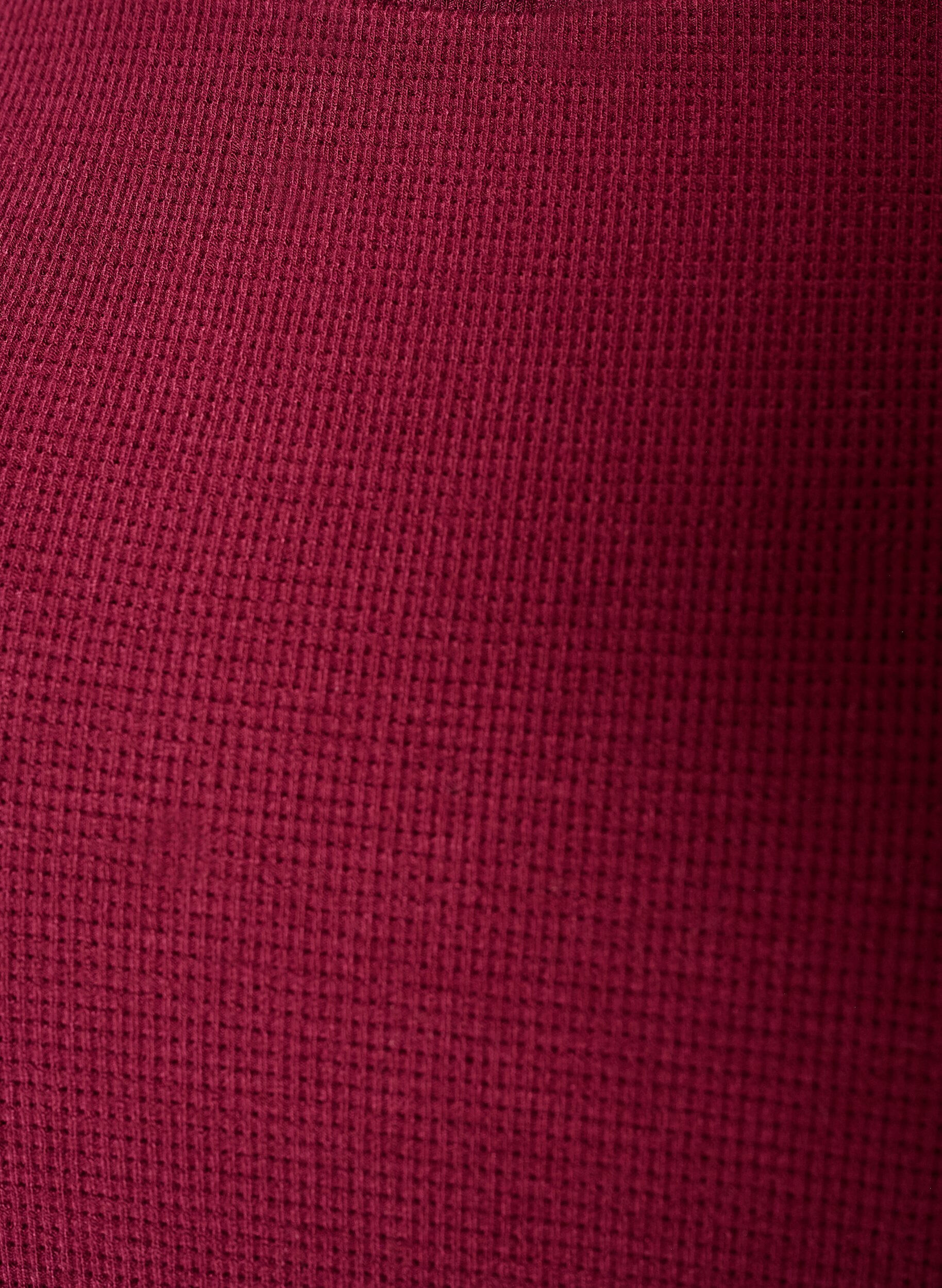 ZizziStruktuurinen pusero kyyn&auml;rmittaisilla hihoilla, Punainen, Packshot image number 2