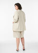 Korkeavy&ouml;t&auml;r&ouml;iset bermudashortsit pellavasta ja viskoosista, Beige, Model image number 2