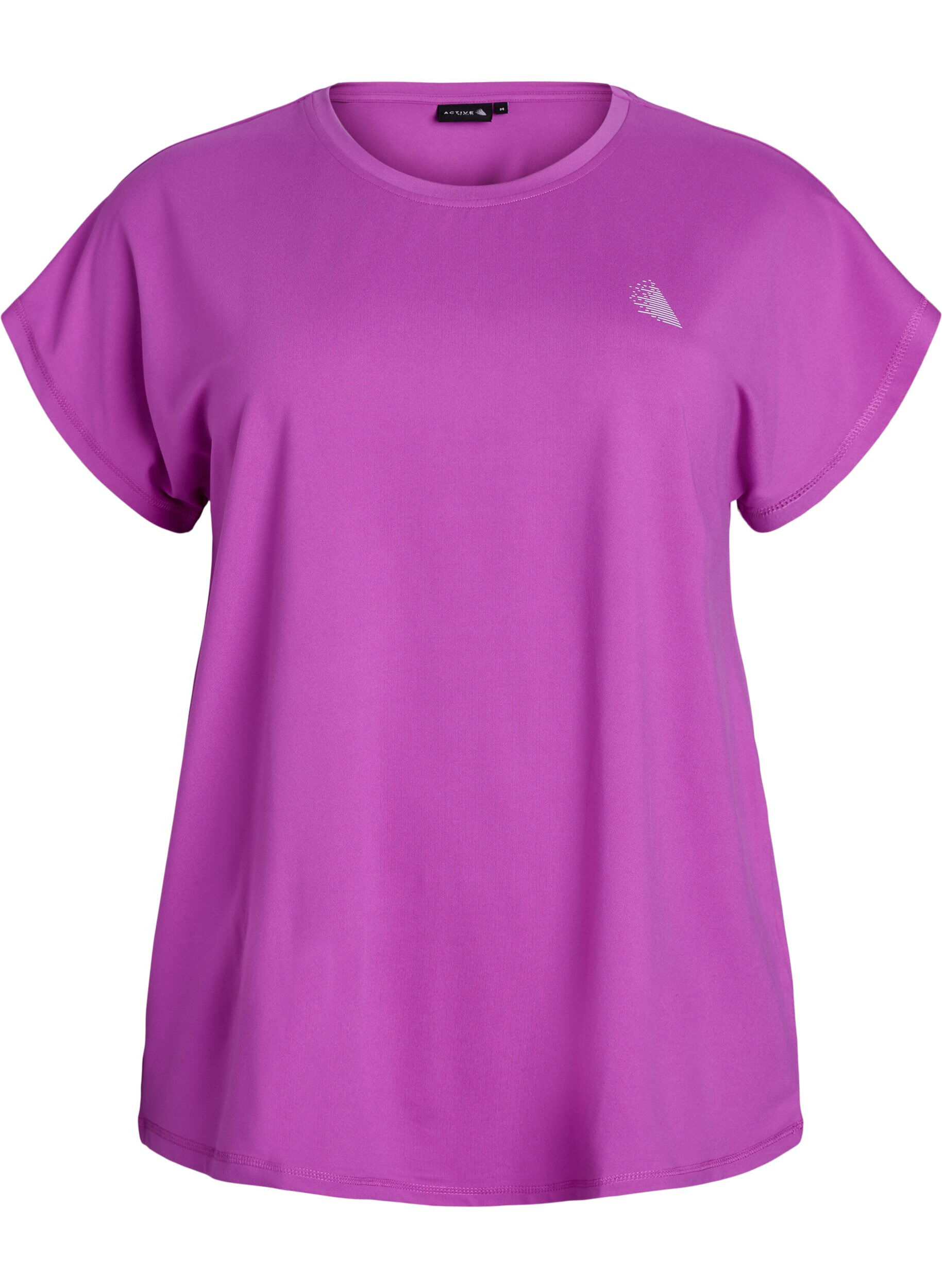 ZizziYksiv&auml;rinen treeni-T-paita, Violetti, Packshot image number 0