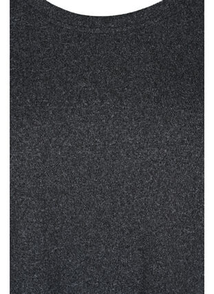 Pitkähihainen pusero koristehelmillä, Dark Grey Melange, Packshot image number 2