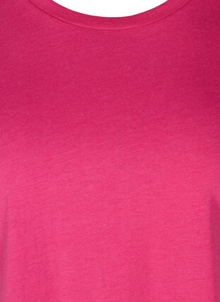 T-paita puuvillasekoitteesta, Fuchsia Purple Mel., Packshot image number 2