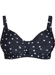 Kaarituelliset bikiniyl&auml;osa kuosilla, Musta