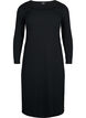 Tyköistuva mekko, jossa on pitkät hihat ja halkio, Black, Packshot image number 0
