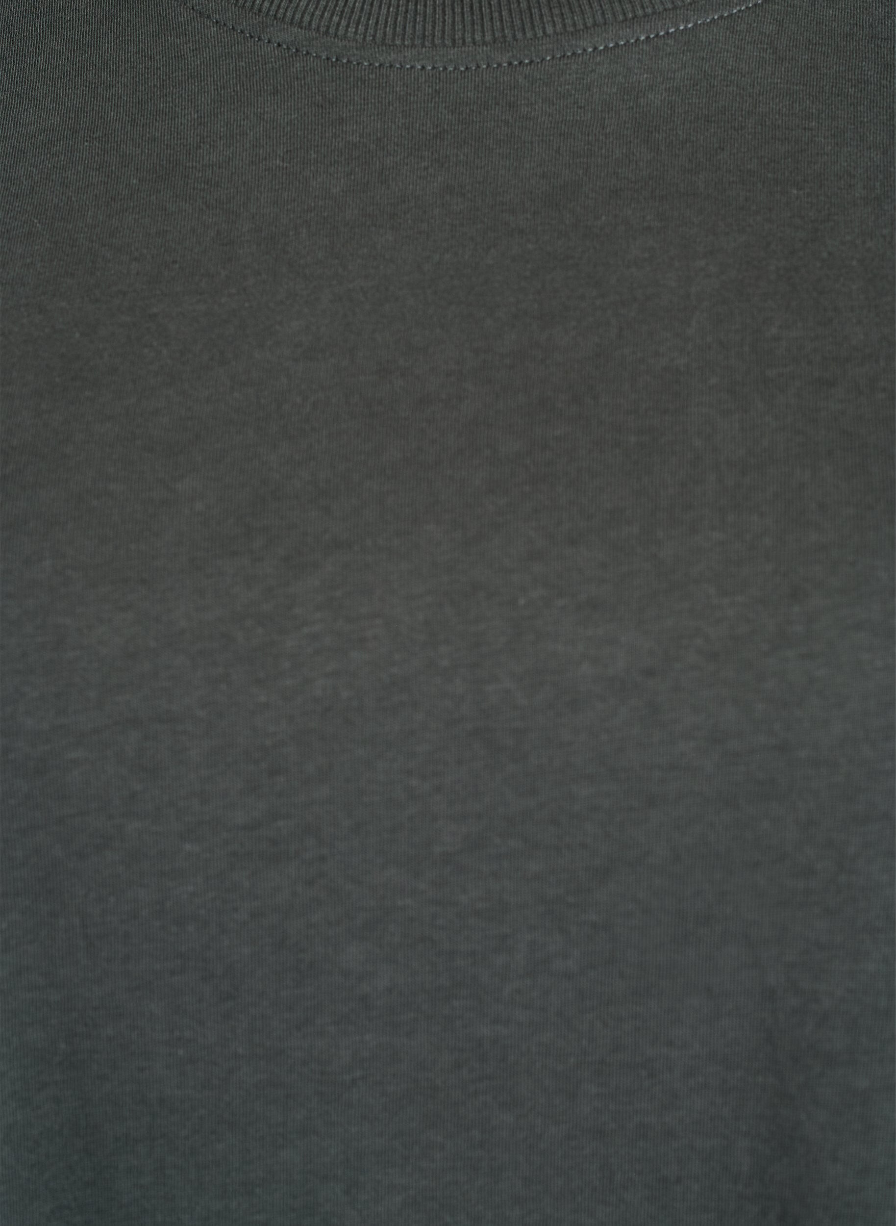 ZizziPuuvillainen perus-T-paita, jossa on py&ouml;re&auml; kaula-aukko, Vihre&auml;, Packshot image number 2