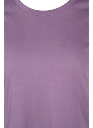 Perus t-paita puuvillasta, Vintage Violet, Packshot image number 2