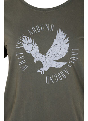T-paita ekologista puuvillaa smokkirypytyksellä, Ivy Acid Eagle AS S, Packshot image number 2