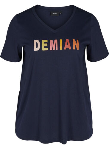 T-paita printillä, Night Sky DEMIAN, Packshot image number 0