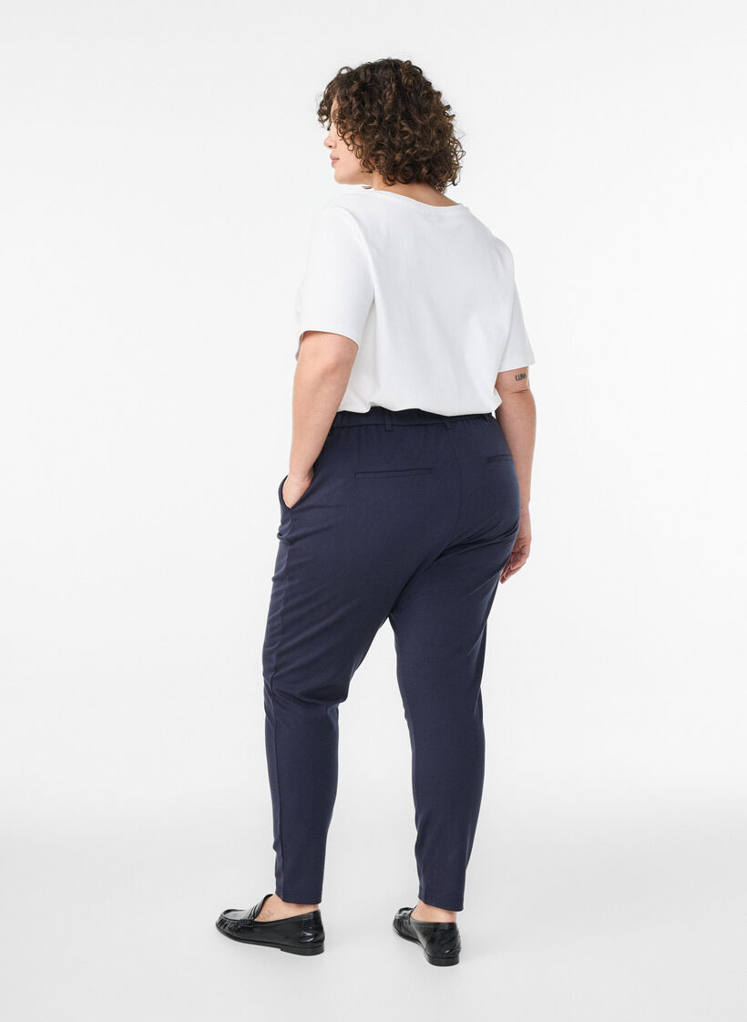 Kropatut Maddison-housut , Sininen, Model image number 1