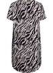 Lyhythihainen, kuvioitu mekko, Musta, Packshot image number 1