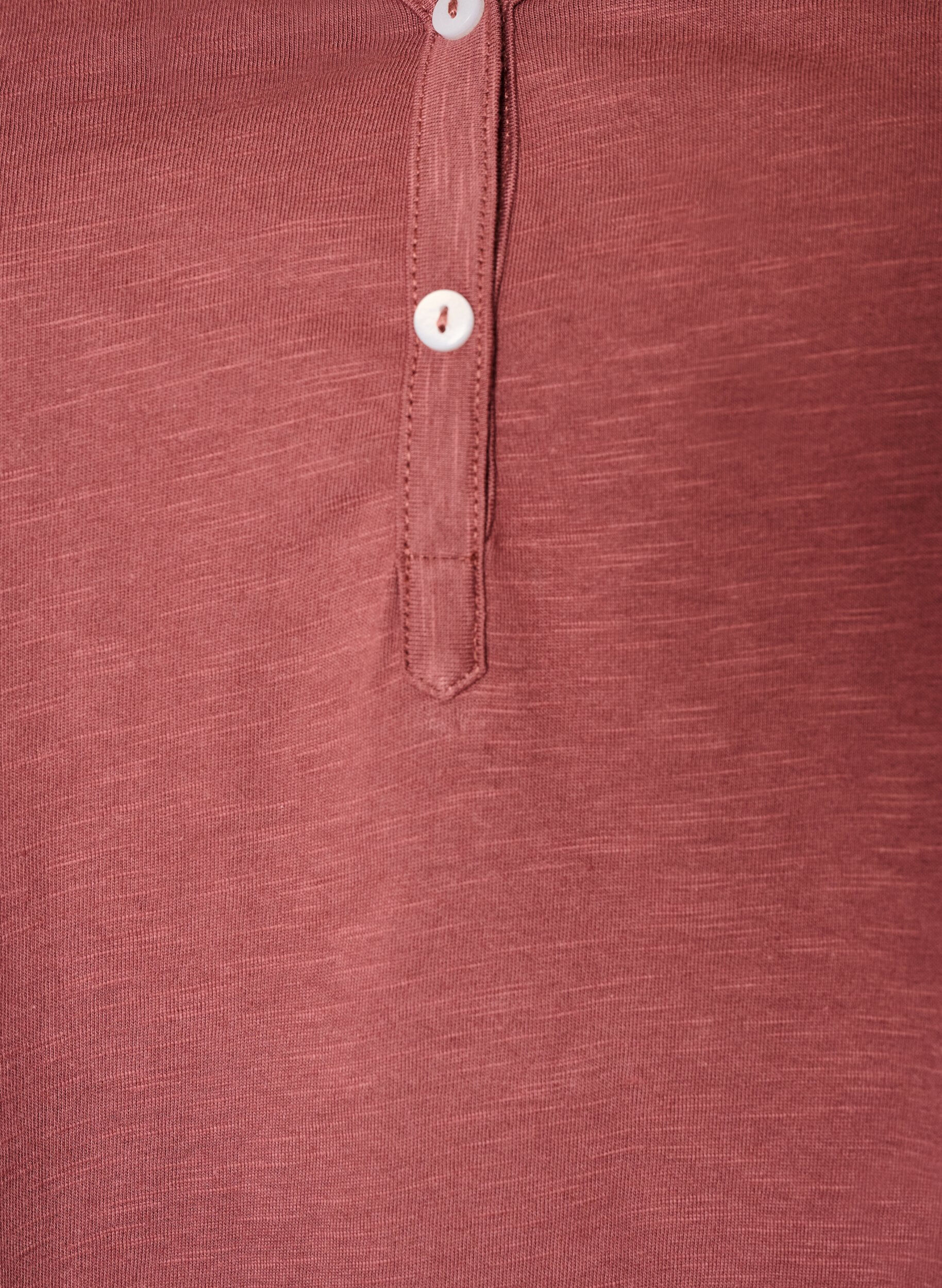 ZizziT-paita nappiyksityiskohdilla, Kulta, Packshot image number 2