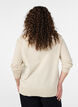 Hienoneulottu neuletakki py&ouml;re&auml;ll&auml; p&auml;&auml;ntiell&auml;, Beige, Model image number 2
