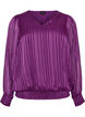 Raidallinen pusero pallomaisella muodolla, Violetti, Packshot image number 0