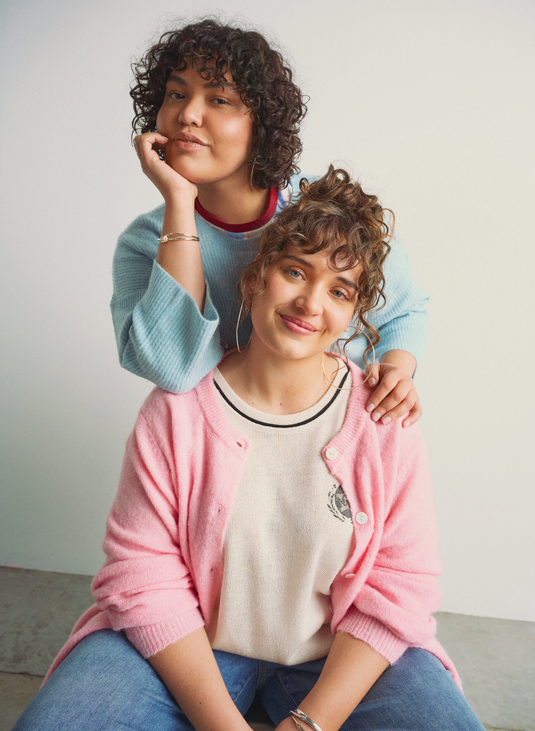 Zizzi Lyhythihainen pusero kontrastiraidoilla, Beige, Image image number 0