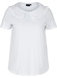 Lyhythihainen t-paita kauluksella, Bright White