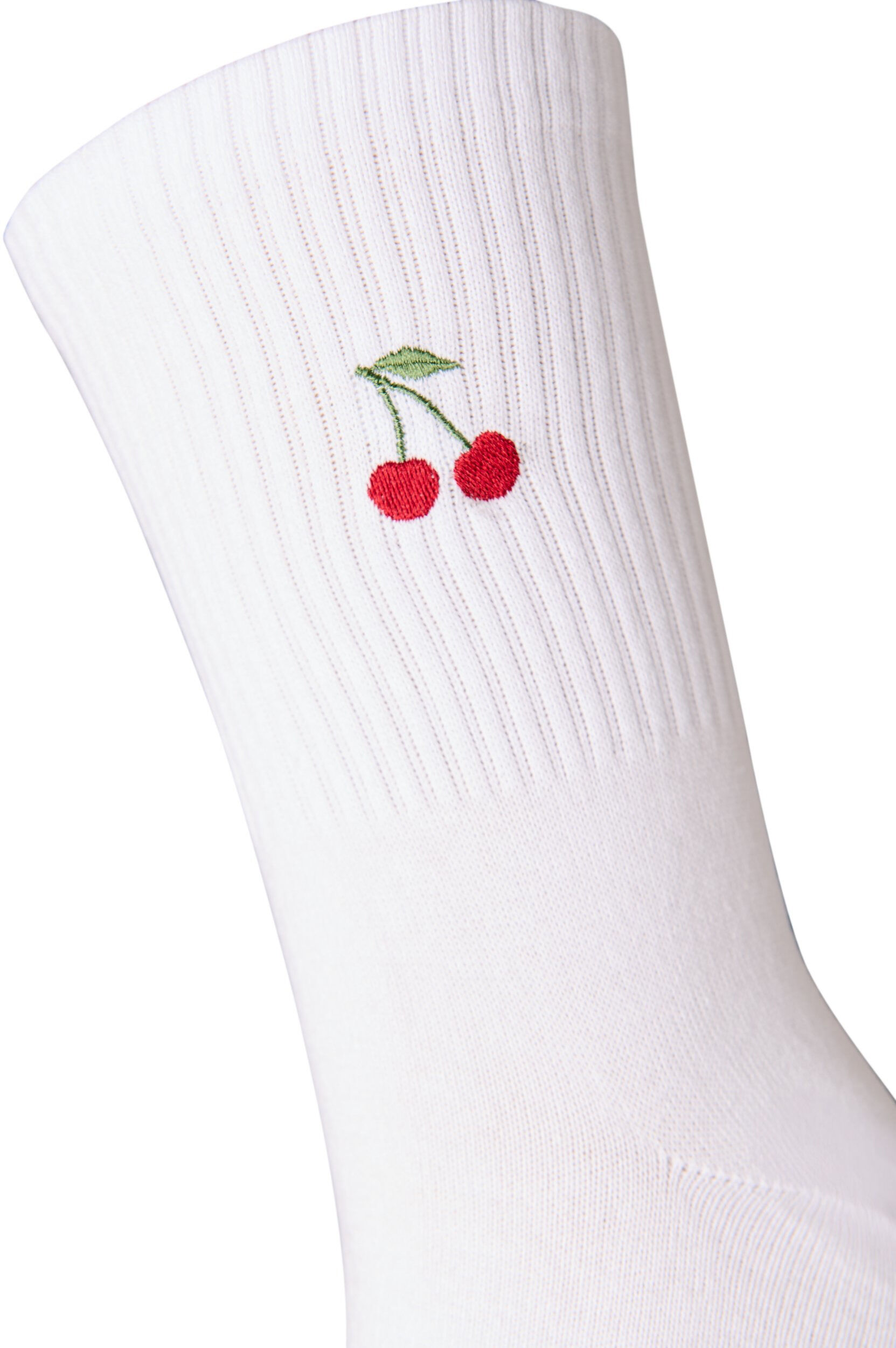 ZizziPuuvillasukat kuviolla, Valkoinen, Packshot image number 2