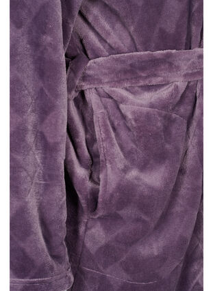 Aamutakki vetoketjulla ja taskuilla , Vintage Violet, Packshot image number 3