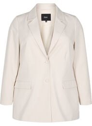 Klassinen bleiseri nappikiinnityksell&auml;, Beige