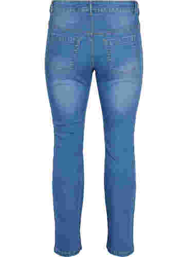 Korkeavyötäröiset Ellen bootcut-farkut, Light blue, Packshot image number 1