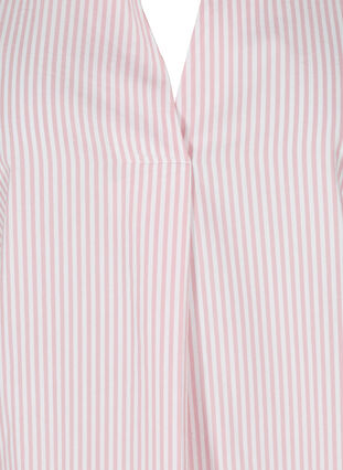 Raidallinen paita ekologisesta puuvillasta, Blush Stripe, Packshot image number 2