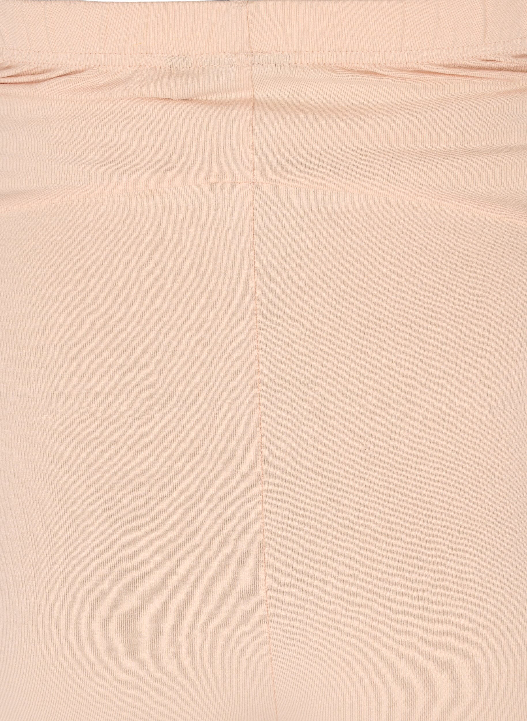 Zizzi Tyk&ouml;istuvat &auml;itiysshortsit puuvillasta, Beige, Packshot image number 3