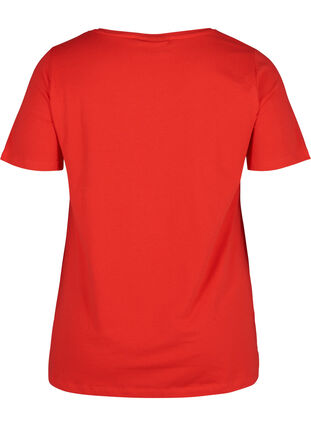 Basic t-paita, High Risk Red, Packshot image number 1