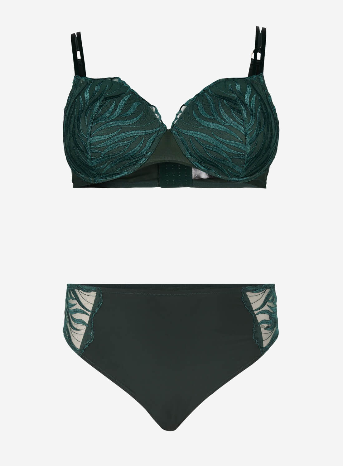 Zizzi Muotoillut rintaliivit, joissa on kirjonta, , Model